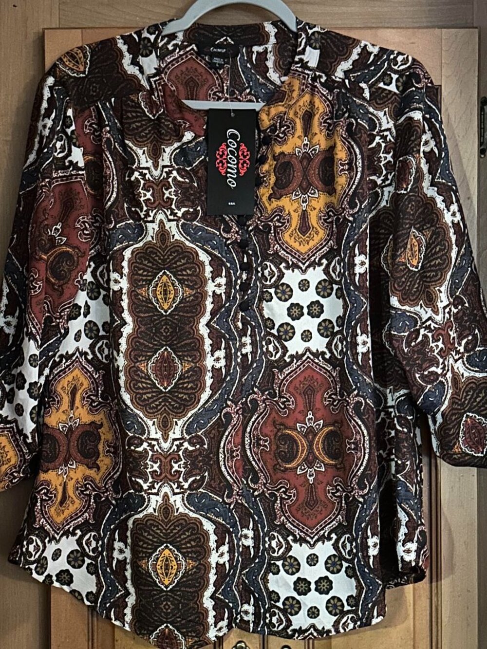 NWT Cocomo Abstract Top- L